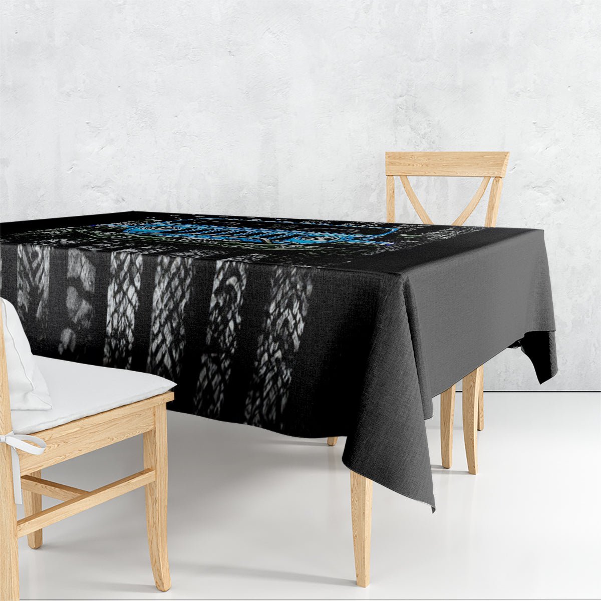 American Jeep Tablecloth Once Upon A Time I Was An Asshole JKD I Still Am DT01 - The Mazicc - S - 90 x 90 cm - Black
