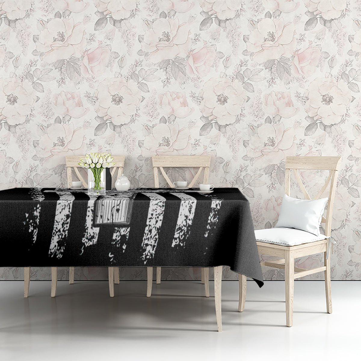 American Jeep Tablecloth One Nation Under God DT01 - The Mazicc - S - 90 x 90 cm - Black