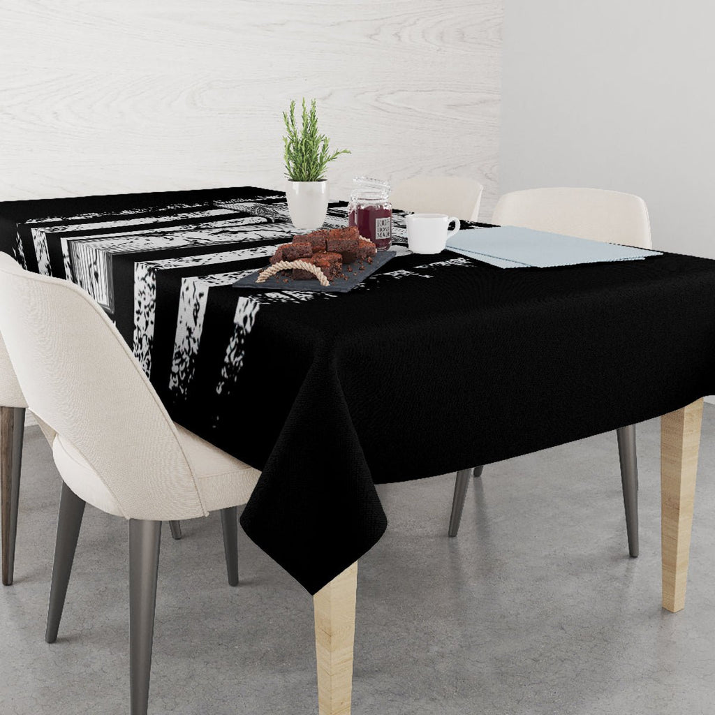 American Jeep Tablecloth One Nation Under God DT01 - The Mazicc - S - 90 x 90 cm - Black