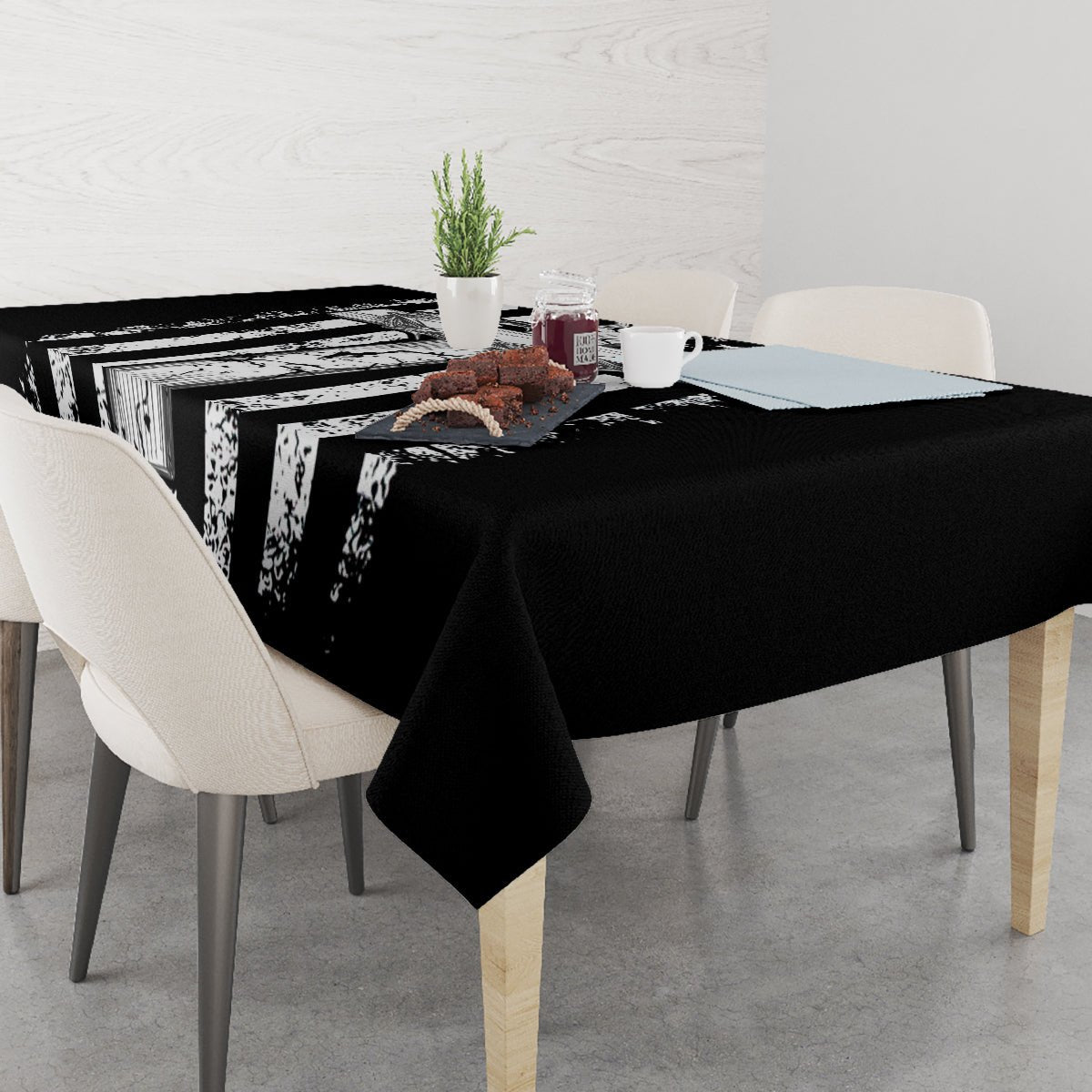 American Jeep Tablecloth One Nation Under God DT01 - The Mazicc - S - 90 x 90 cm - Black