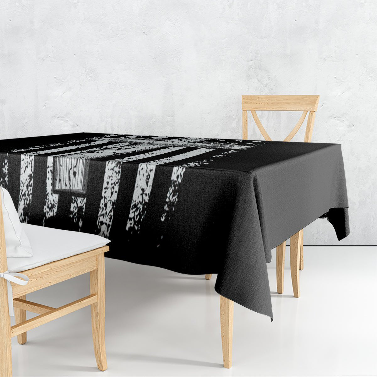 American Jeep Tablecloth One Nation Under God DT01 - The Mazicc - S - 90 x 90 cm - Black