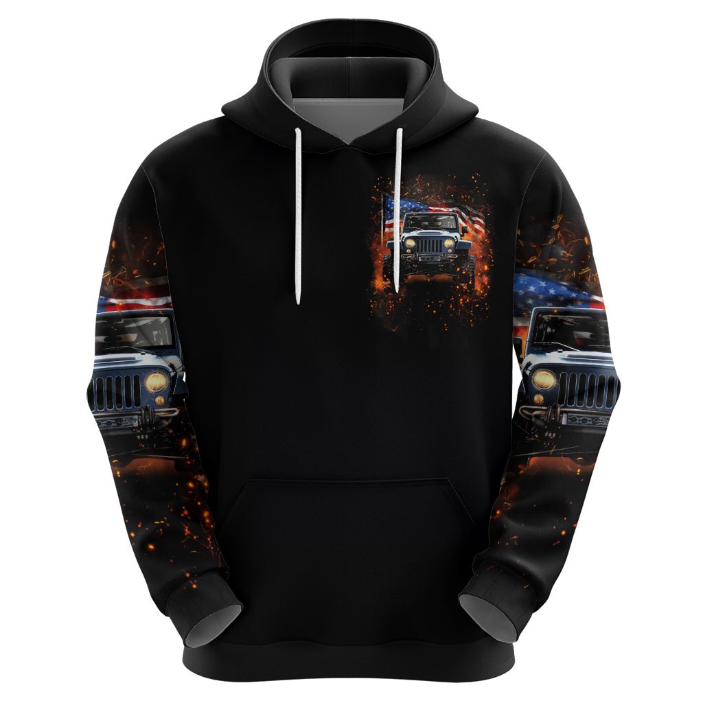 American Jeep Zip Hoodie I'm The Black Jeep Of The Family DT01 - The Mazicc - Pullover Hoodie - S - Black