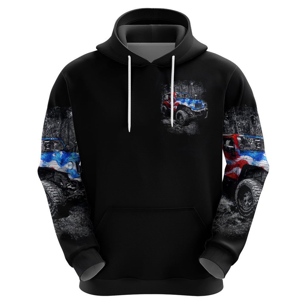 American Jeep Zip Hoodie Jeep Girls Like It Dirty DT01 - The Mazicc - Pullover Hoodie - S - Black