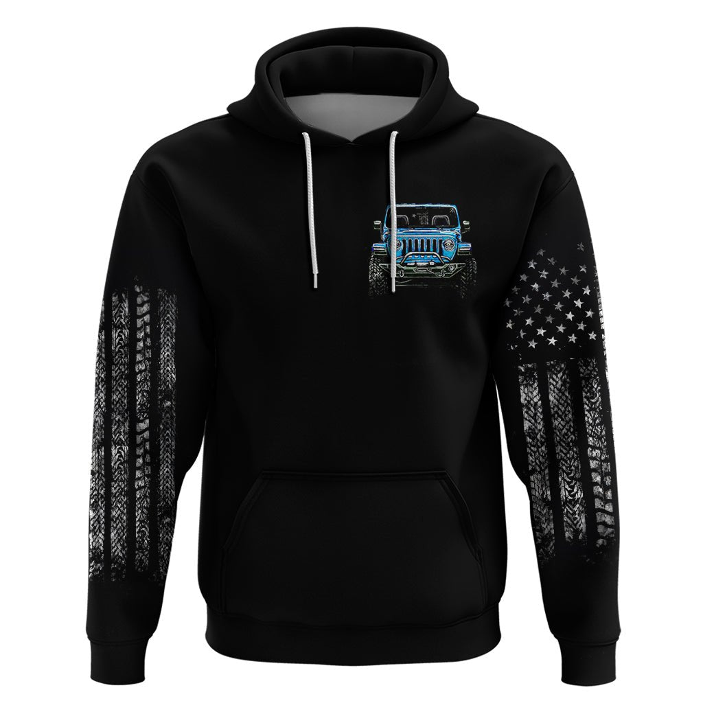 American Jeep Zip Hoodie Once Upon A Time I Was An Asshole JKD I Still Am DT01 - The Mazicc - Pullover Hoodie - S - Black