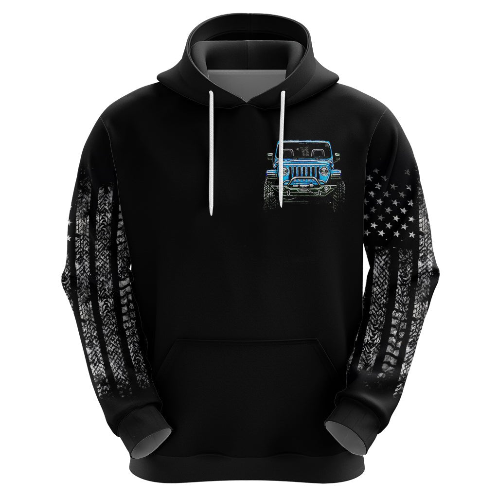 American Jeep Zip Hoodie Once Upon A Time I Was An Asshole JKD I Still Am DT01 - The Mazicc - Pullover Hoodie - S - Black