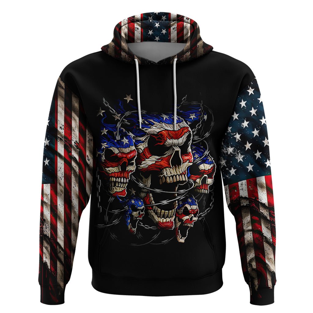 American Skull Hoodie Nice To Meet You Im The Coach DT01 - The Mazicc - Pullover Hoodie - S - Black