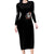 American Skull Long Sleeve Bodycon Dress Grumpy Old Man Motherfuckers Who Make Me Angry DT01 - The Mazicc - Long Dress - S - Black