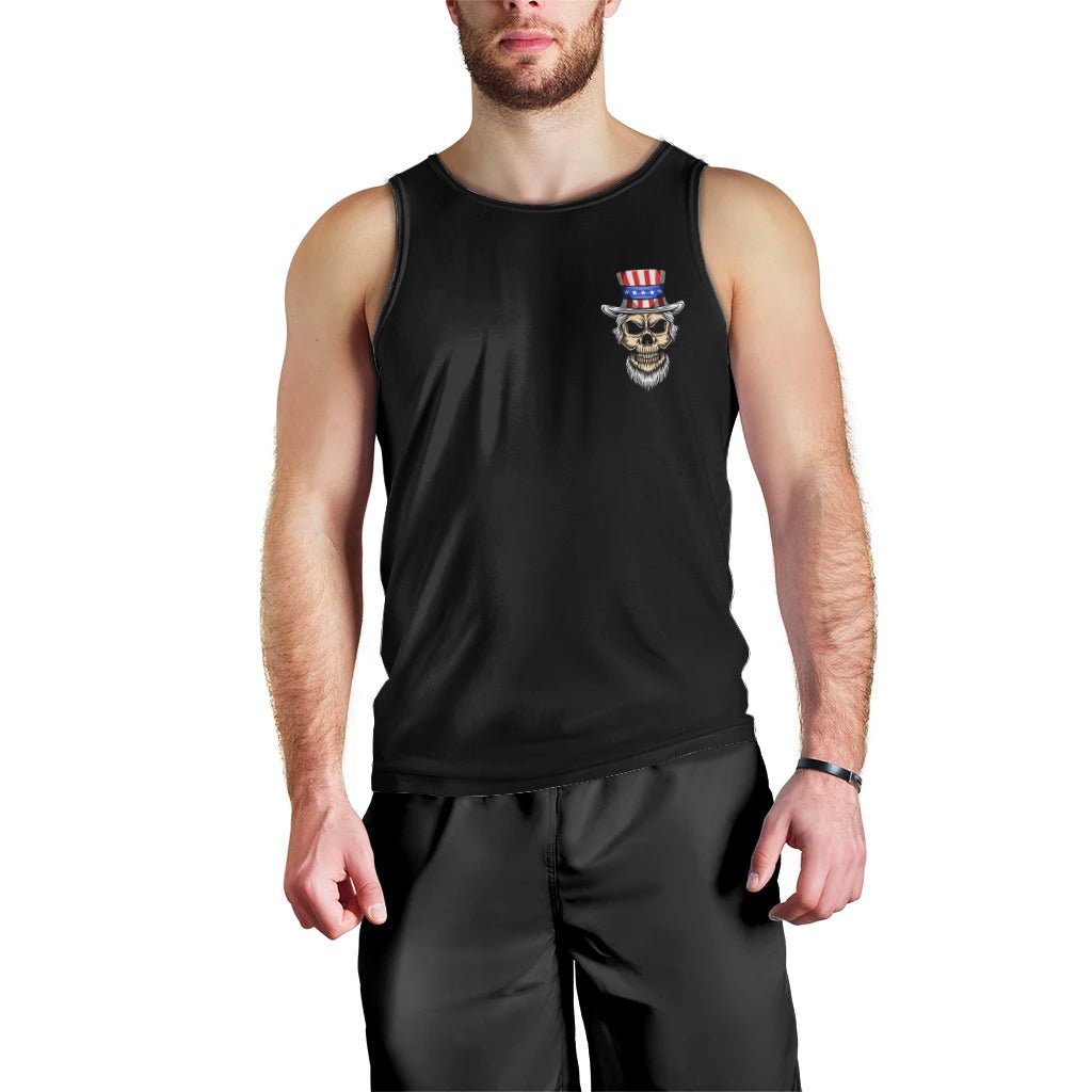 American Skull Men Tank Top In Gun We Trust DT01 - The Mazicc - XS - Black -