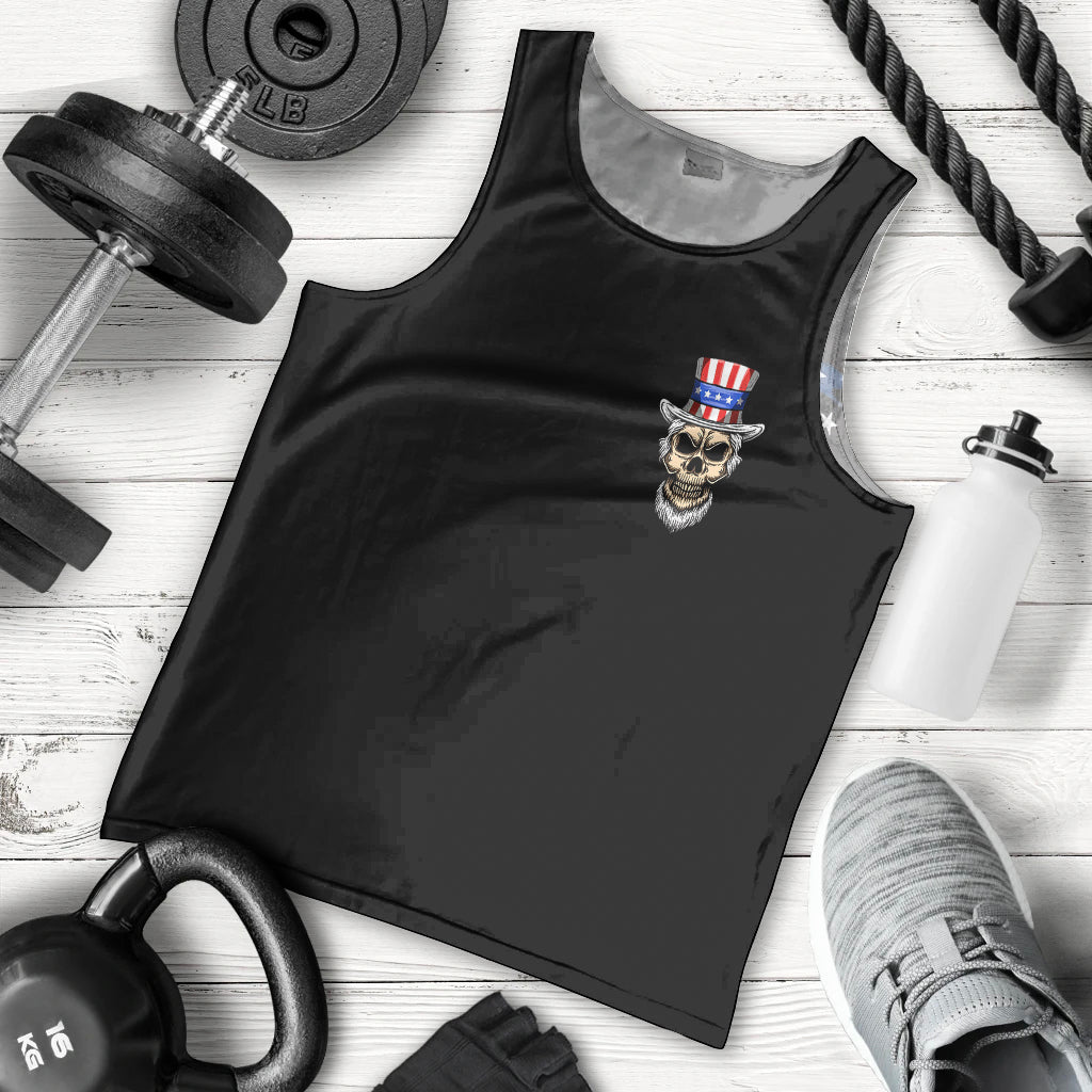 American Skull Men Tank Top In Gun We Trust DT01 - The Mazicc - XS - Black -
