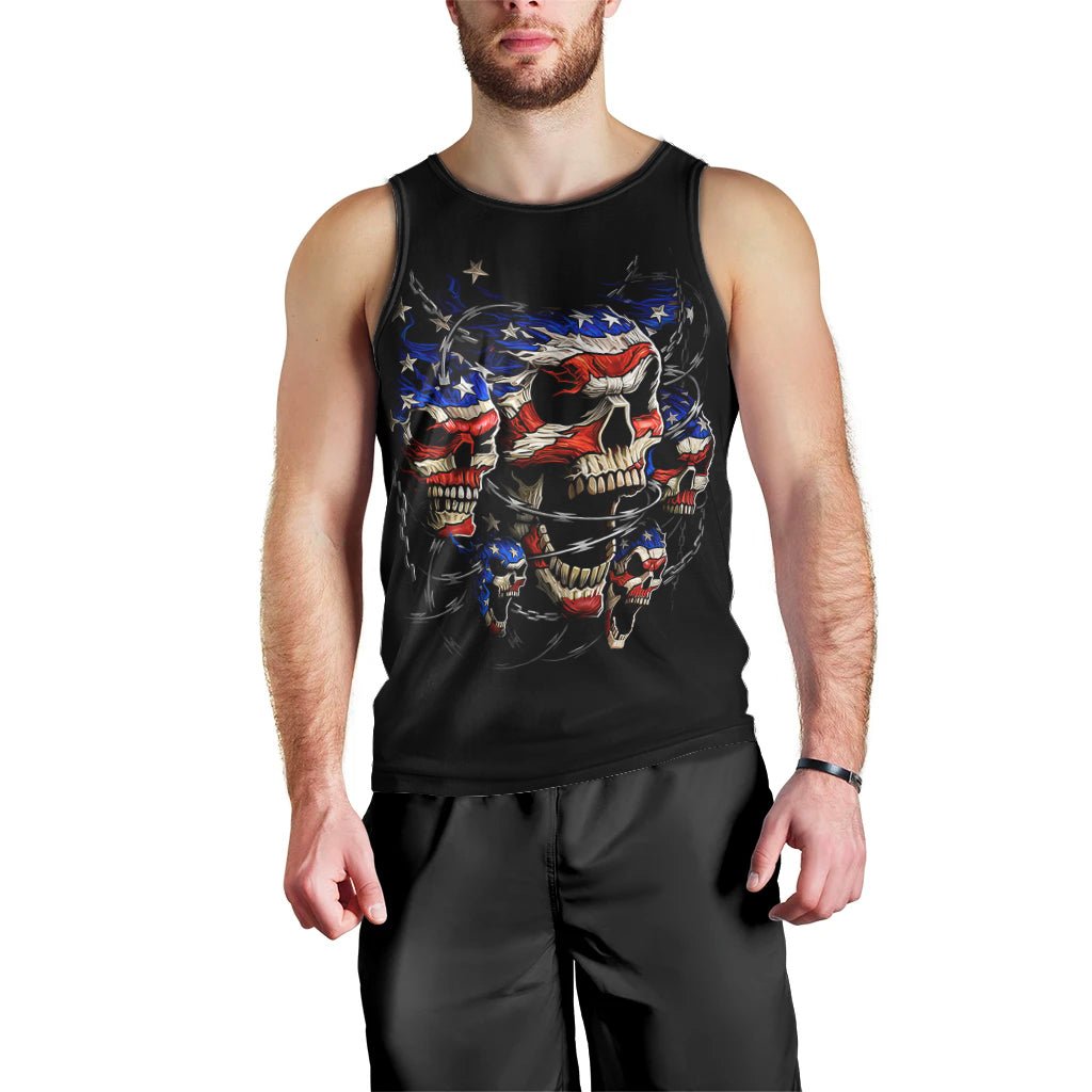 American Skull Men Tank Top Nice To Meet You Im The Coach DT01 - The Mazicc - XS - Black -