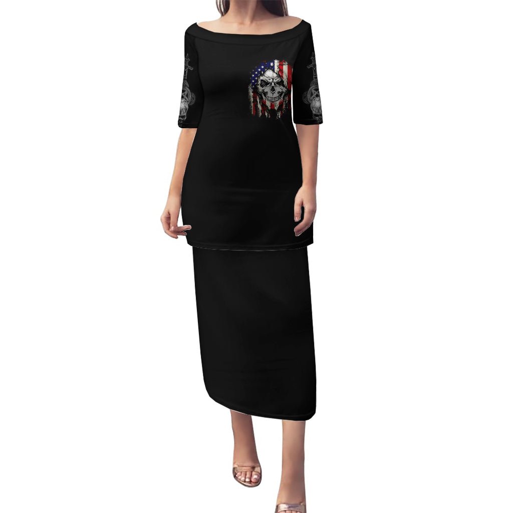 American Skull Puletasi Grumpy Old Man Motherfuckers Who Make Me Angry DT01 - The Mazicc - Long Dress - S - Black