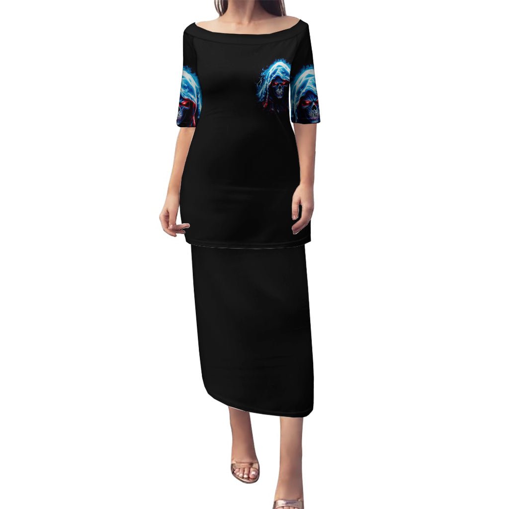 American Skull Puletasi I Talk I Smile But Be Carefull When I Silent DT01 - The Mazicc - Long Dress - S - Black