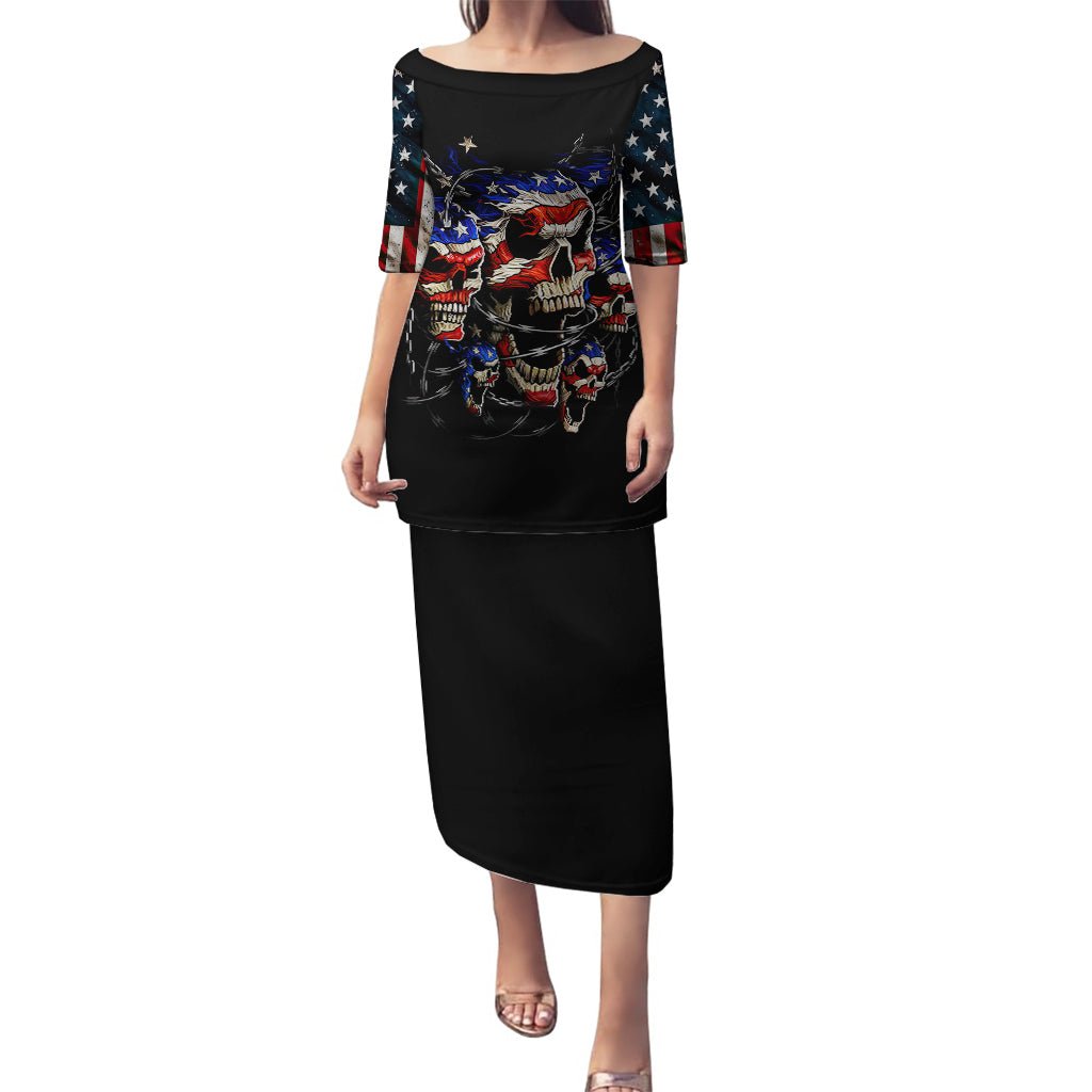 American Skull Puletasi Nice To Meet You Im The Coach DT01 - The Mazicc - Long Dress - S - Black