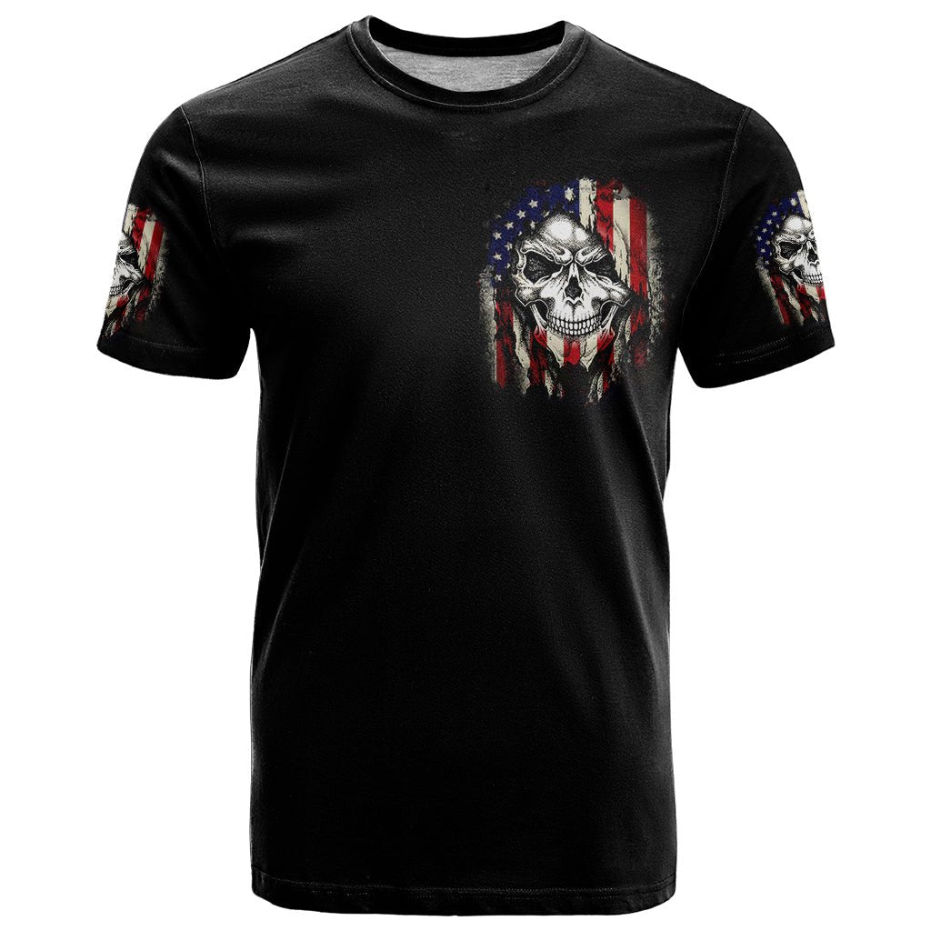 American Skull T Shirt Grumpy Old Man Motherfuckers Who Make Me Angry DT01 - The Mazicc - Adult - S - Black