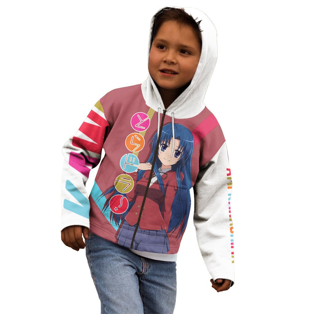 Ami Kawashima Kid Hoodie Toradora TS04 - The Mazicc - Zip Hoodie - Toddler 2T - Multicolor