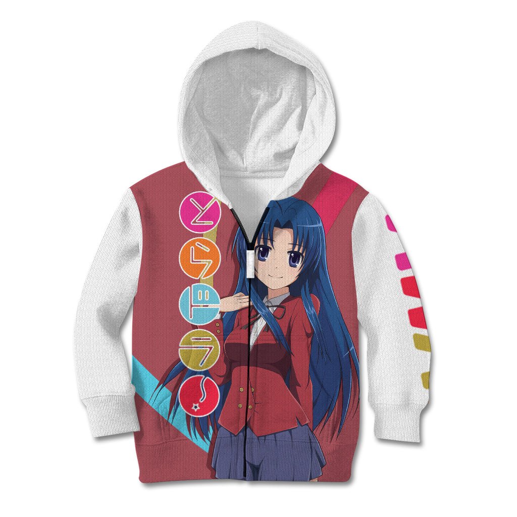Ami Kawashima Kid Hoodie Toradora TS04 - The Mazicc - Zip Hoodie - Toddler 2T - Multicolor