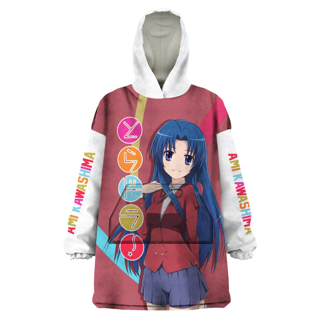 Ami Kawashima Wearable Blanket Hoodie Toradora TS04 - The Mazicc - Adult - One Size - Multicolor