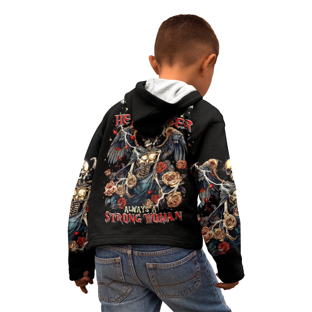 Angel Skull Kid Hoodie Sometimes An Angel Sometimes A Hellraiser DT01 - The Mazicc - Zip Hoodie - Toddler 2T - Black