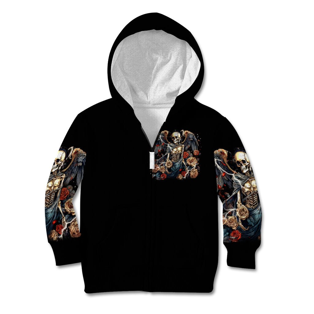 Angel Skull Kid Hoodie Sometimes An Angel Sometimes A Hellraiser DT01 - The Mazicc - Hoodie - Toddler 2T - Black