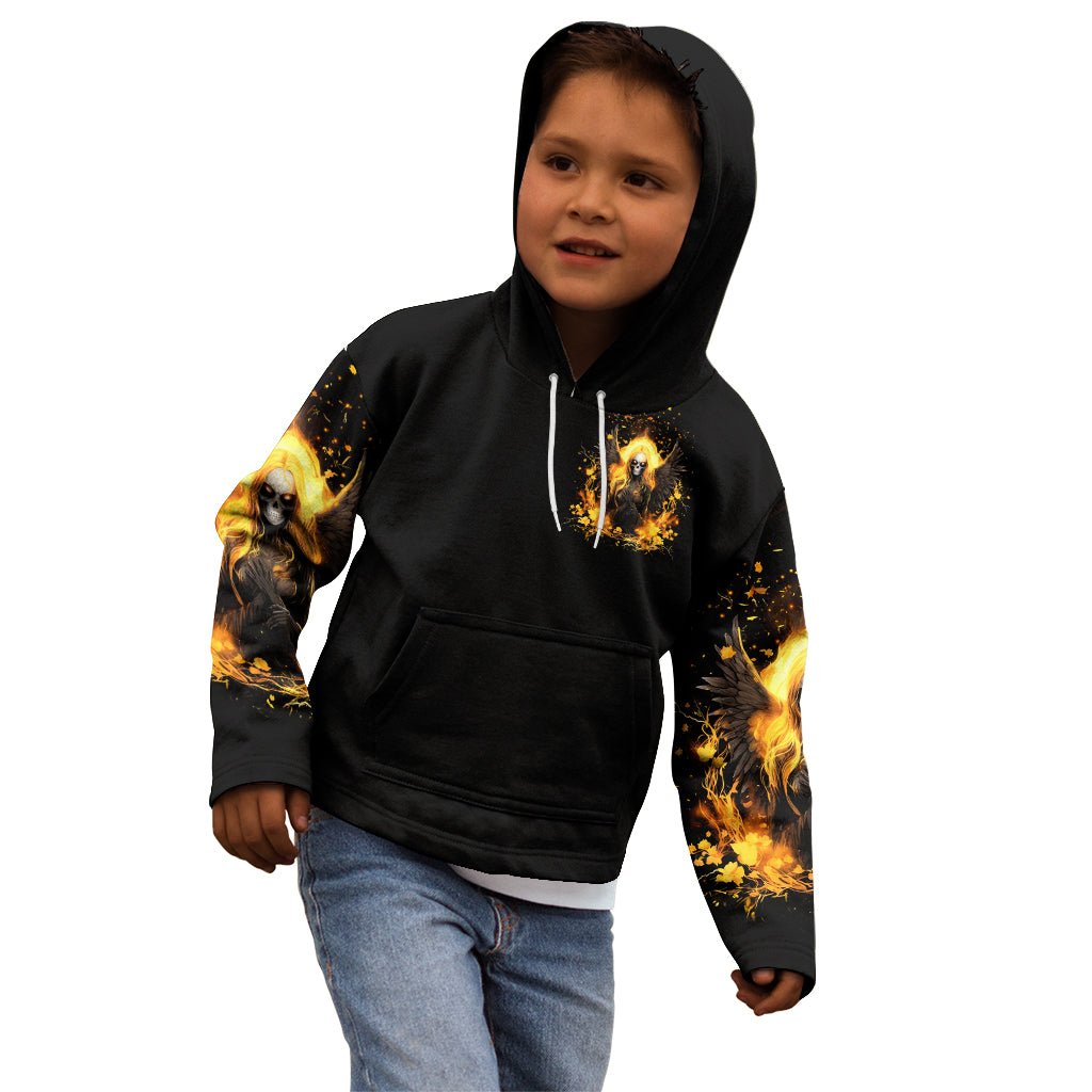 Angel Skull Kid Hoodie Underestimate Me That 'll Be Fun DT01 - The Mazicc - Zip Hoodie - Toddler 2T - Black