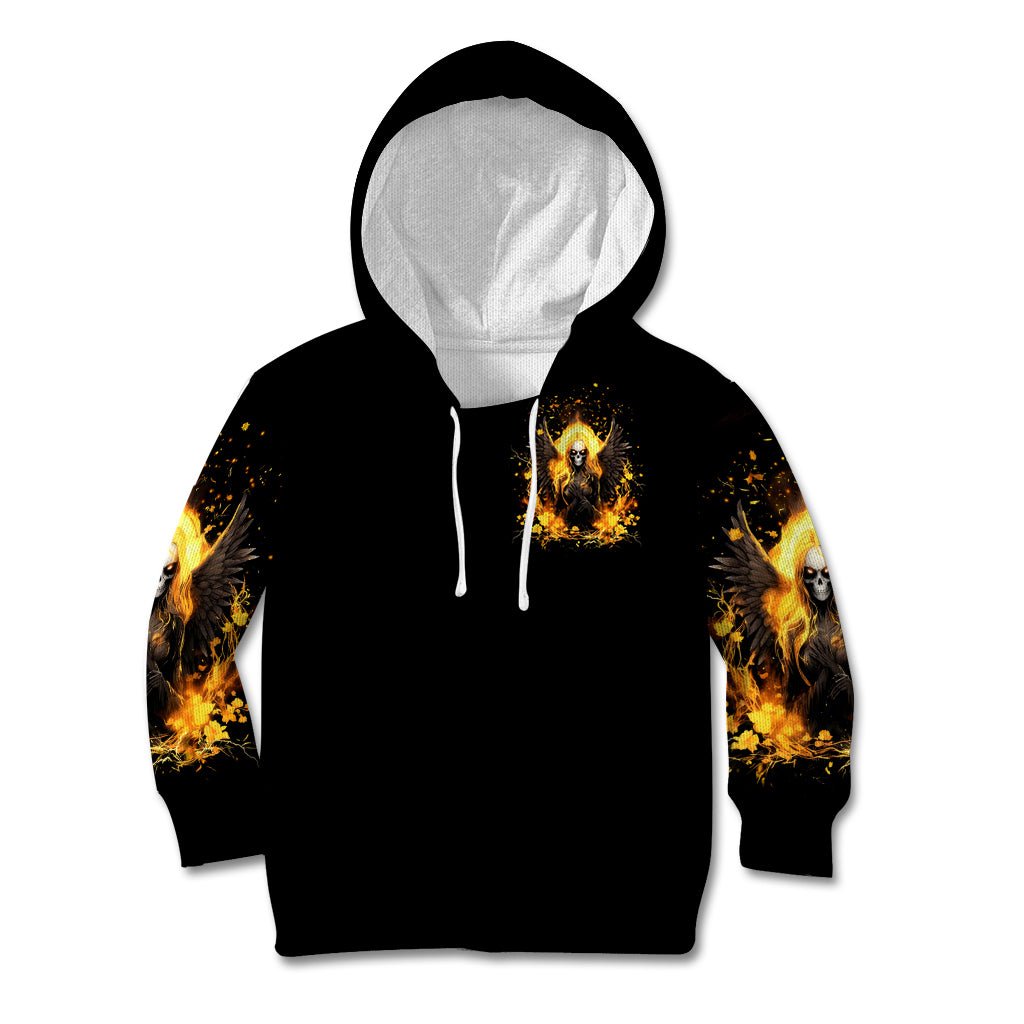 Angel Skull Kid Hoodie Underestimate Me That 'll Be Fun DT01 - The Mazicc - Hoodie - Toddler 2T - Black