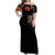 Angel Skull Off Shoulder Maxi Dress Sometimes An Angel Sometimes A Hellraiser DT01 - The Mazicc - Women - S - Black