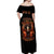 Angel Skull Off Shoulder Maxi Dress Sometimes An Angel Sometimes A Hellrasier DT01 - The Mazicc - Women - S - Black