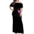 Angel Skull Off Shoulder Maxi Dress The Good Girl In Me Got Tired Of The Bullshit DT01 - The Mazicc - Women - S - Black