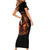 Angel Skull Short Sleeve Bodycon Dress Sometimes An Angel Sometimes A Hellrasier DT01 - The Mazicc - Long Dress - S - Black