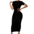 Angel Skull Short Sleeve Bodycon Dress Sometimes An Angel Sometimes A Hellrasier DT01 - The Mazicc - Long Dress - S - Black