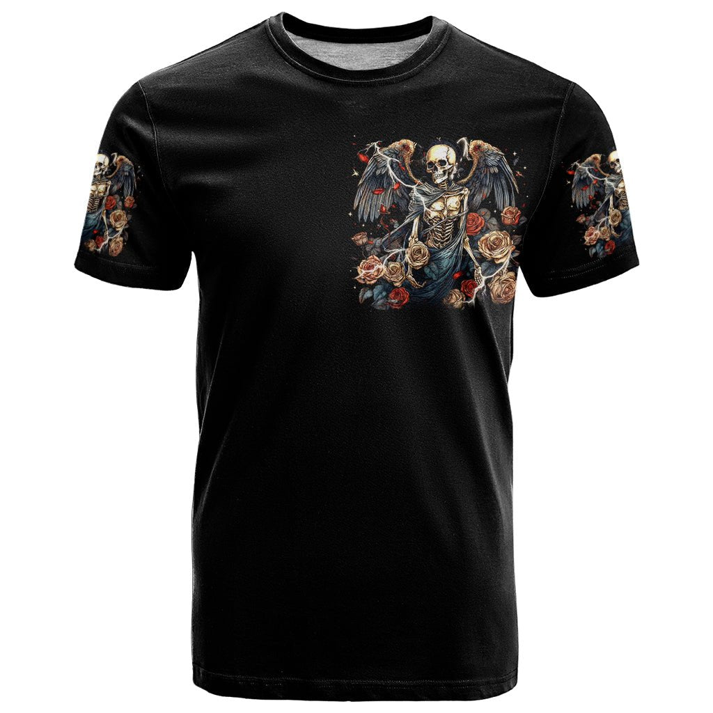 Angel Skull T Shirt Sometimes An Angel Sometimes A Hellraiser DT01 - The Mazicc - Adult - S - Black