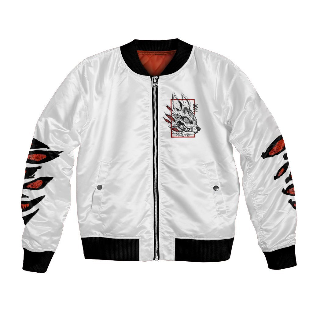 Anime Chainsaw Man Streetwear Bomber Jacket Aki Hayakawa TS07 - The Mazicc - Unisex - S - Black Red