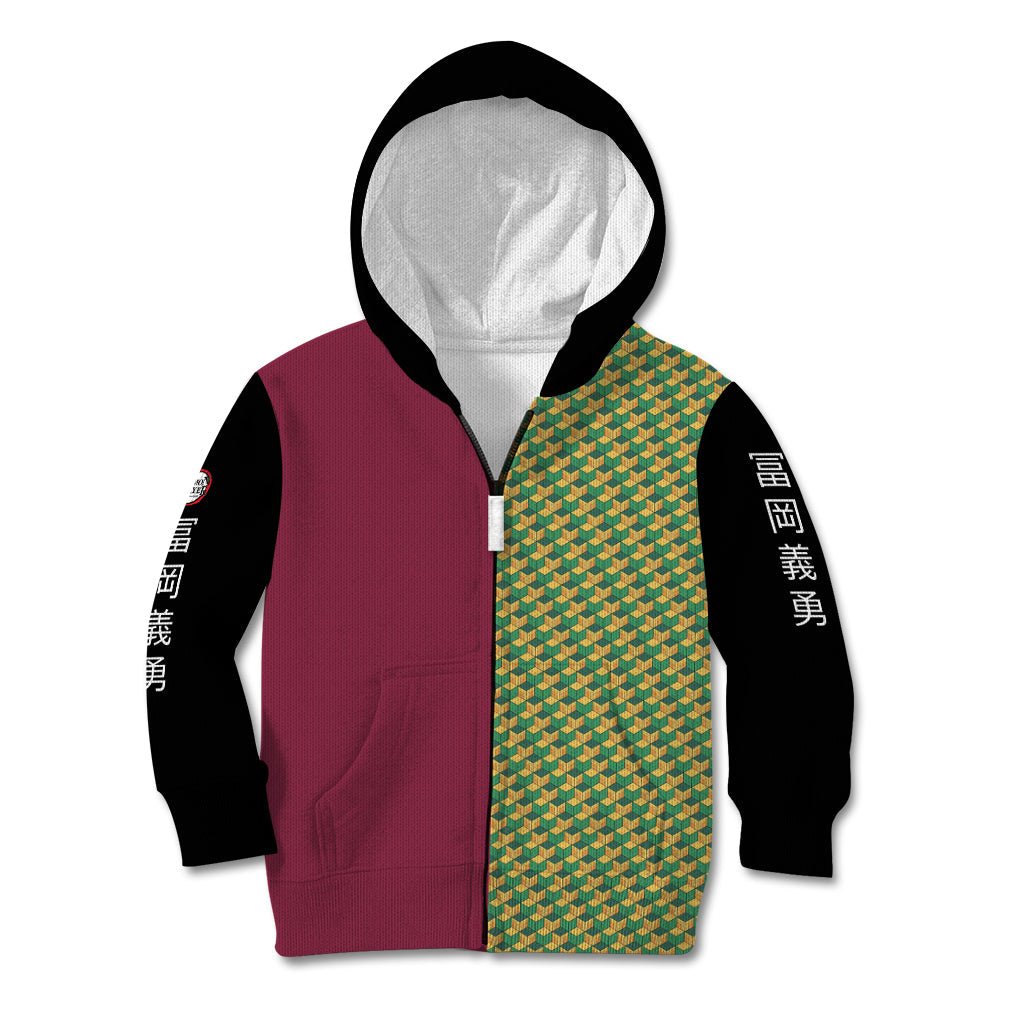 Anime Demon Slayers Giyuu Tomioka Kid Hoodie Basic Streetwear TS07 - The Mazicc - Hoodie - Toddler 2T - Art
