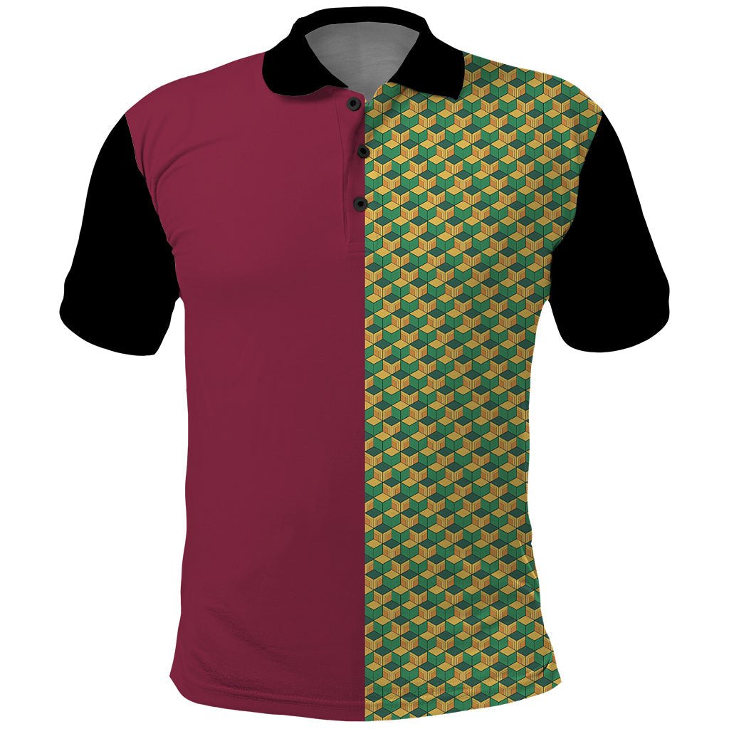 Anime Demon Slayers Giyuu Tomioka Polo Shirt Basic Streetwear TS07 - The Mazicc - Adult - S - Art