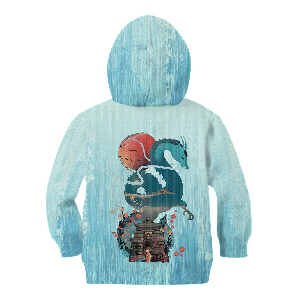 Anime Movie Chihiro Kid Hoodie Artsy Style TS07 - The Mazicc - Hoodie - Toddler 2T - Art