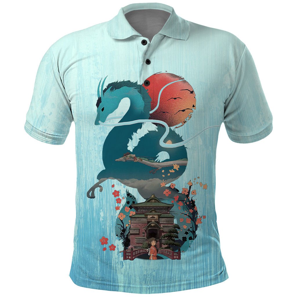 Anime Movie Chihiro Polo Shirt Artsy Style TS07 - The Mazicc - Adult - S - Art