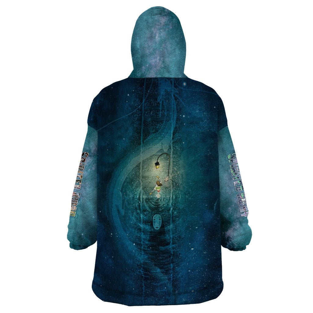 Anime Movie Chihiro Wearable Blanket Hoodie Spiritland Railway TS07 - The Mazicc - Adult - One Size - Art