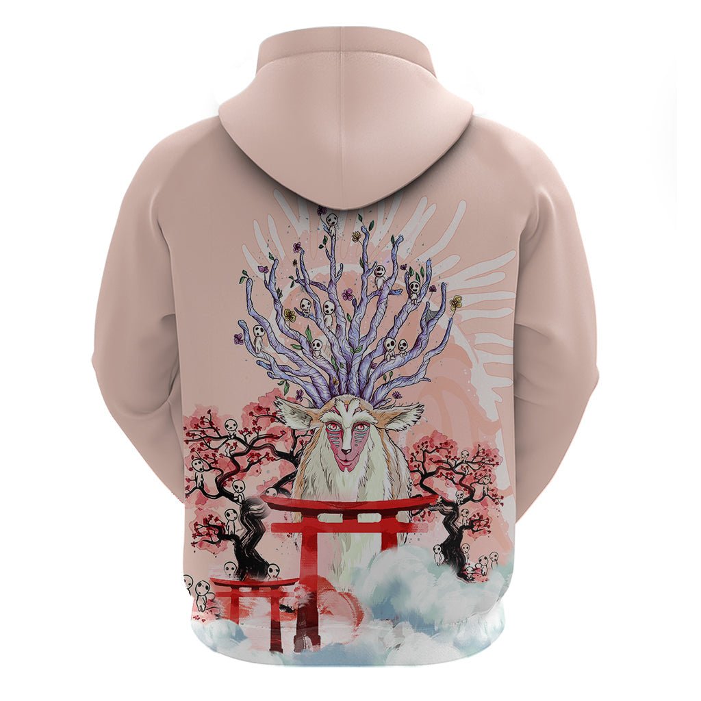 Anime Movie Wolf Princess Hoodie Forest Spirits TS07 - The Mazicc - Pullover Hoodie - S - Art