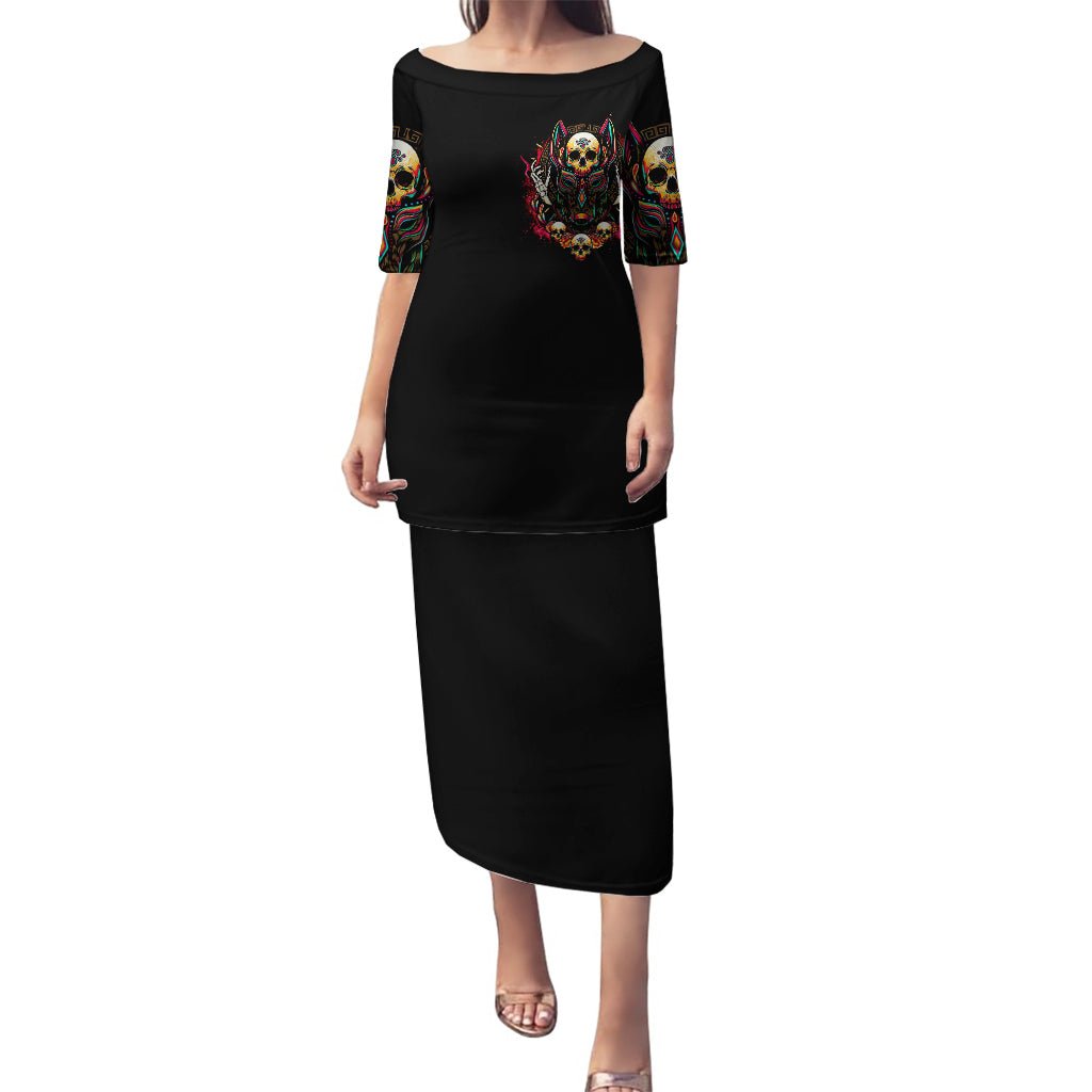 Anubis Skull Puletasi Skull Anubis Don't Try To Figured Me Out DT01 - The Mazicc - Long Dress - S - Black