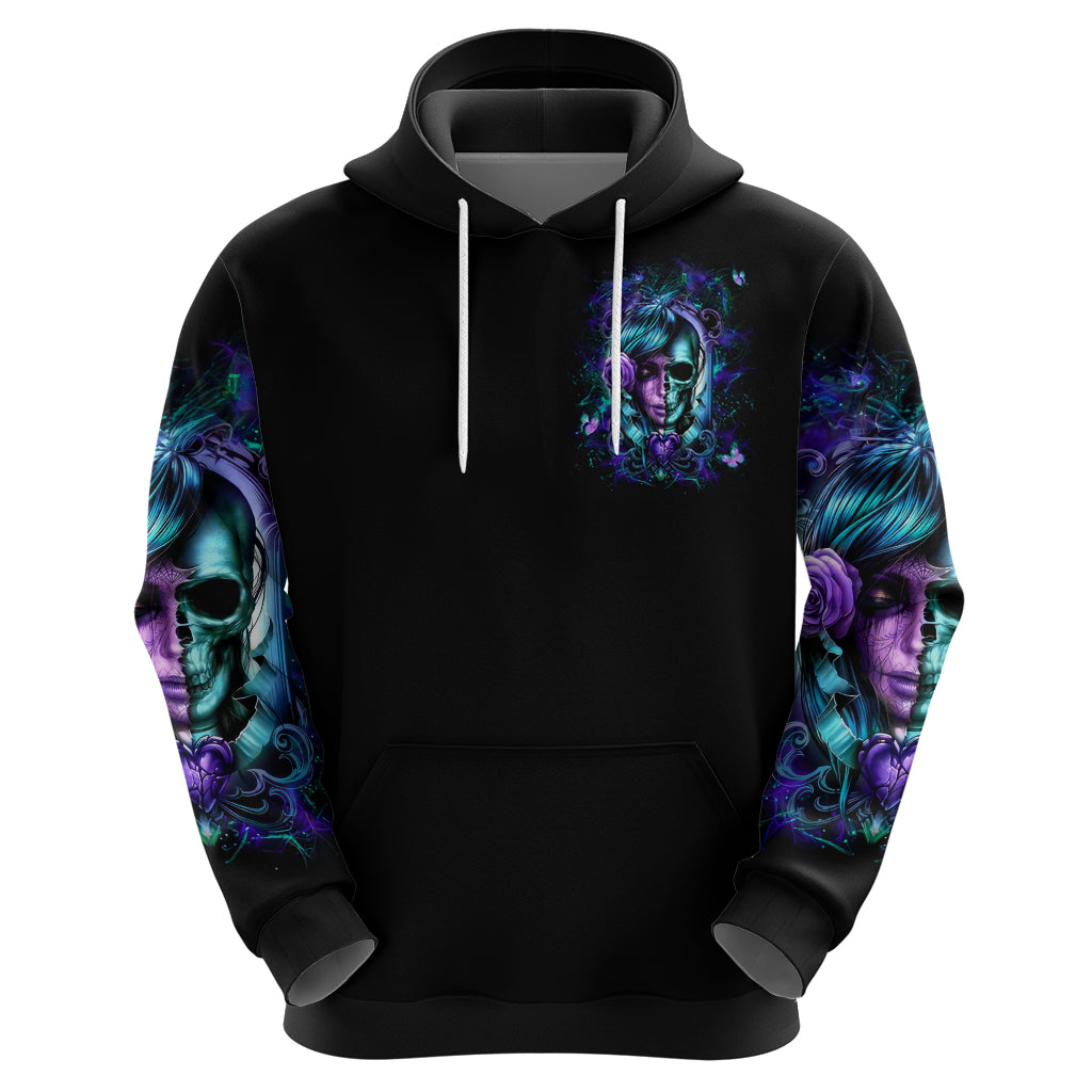 Lady Skull Zip Hoodie Don't Try To Figure Me Out I'm A Special Kind Of Twisted
