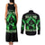 Reaper Skull Couples Matching Tank Maxi Dress and Long Sleeve Button Shirt That Which Does Not Kill Me Should Run