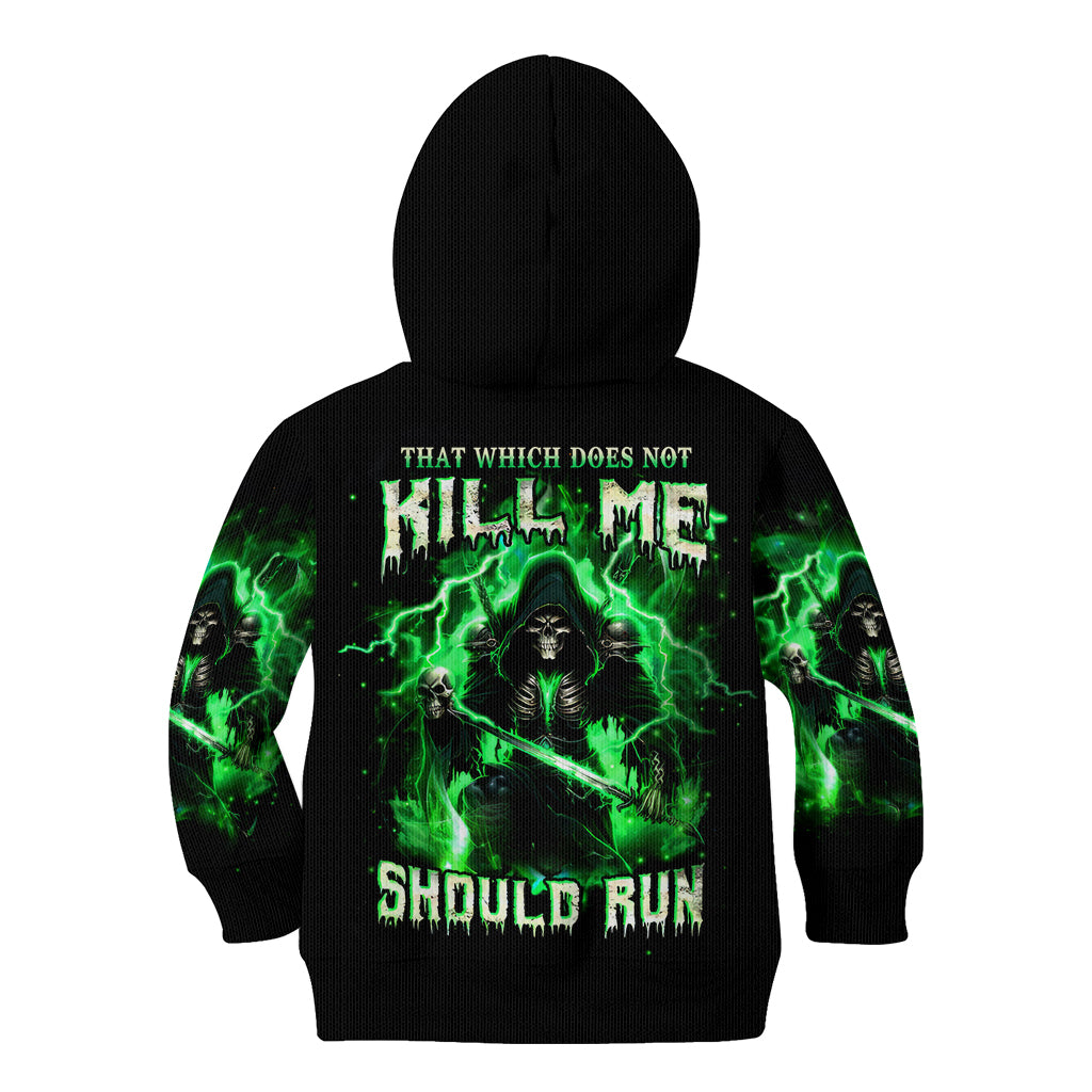 Reaper Skull Kid Hoodie That Which Does Not Kill Me Should Run