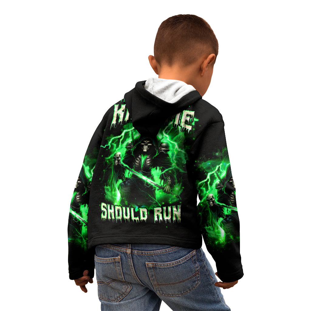 Reaper Skull Kid Hoodie That Which Does Not Kill Me Should Run