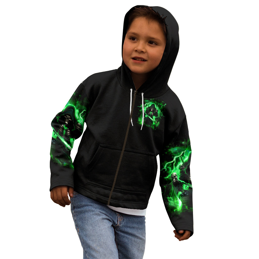 Reaper Skull Kid Hoodie That Which Does Not Kill Me Should Run