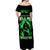 Reaper Skull Off Shoulder Maxi Dress That Which Does Not Kill Me Should Run
