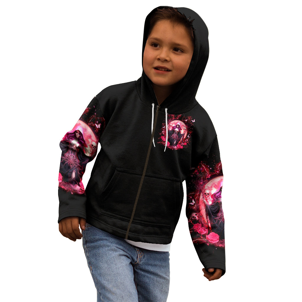 Witch Skull Kid Hoodie She Whispered Back Iam The Storm