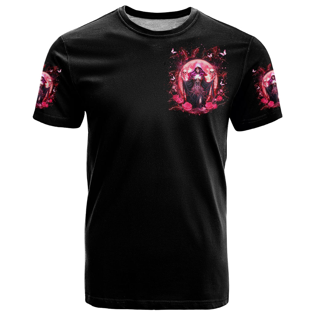 Witch Skull T Shirt She Whispered Back Iam The Storm