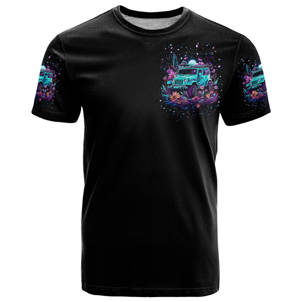 Forest Jeep T Shirt On A Dark Desert Highway Cool Wind In My Hair