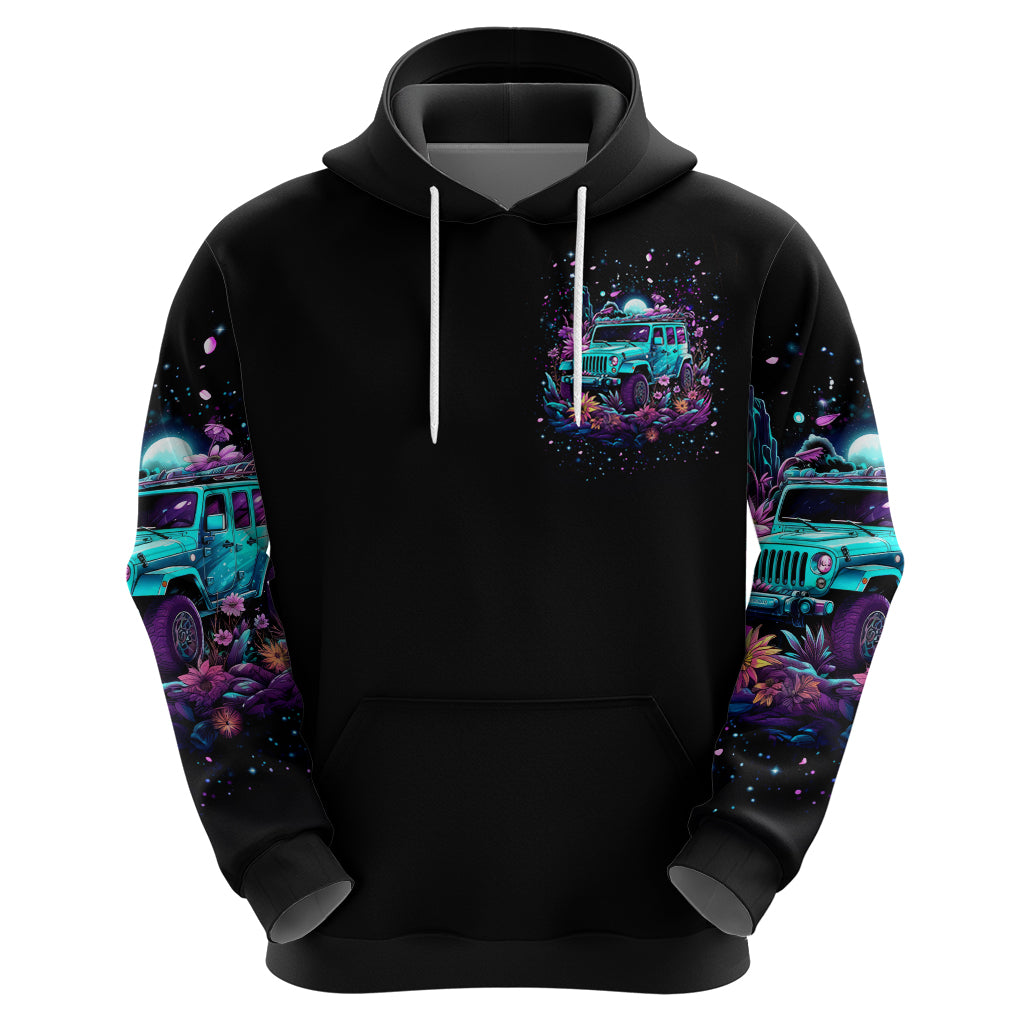 Forest Jeep Zip Hoodie On A Dark Desert Highway Cool Wind In My Hair