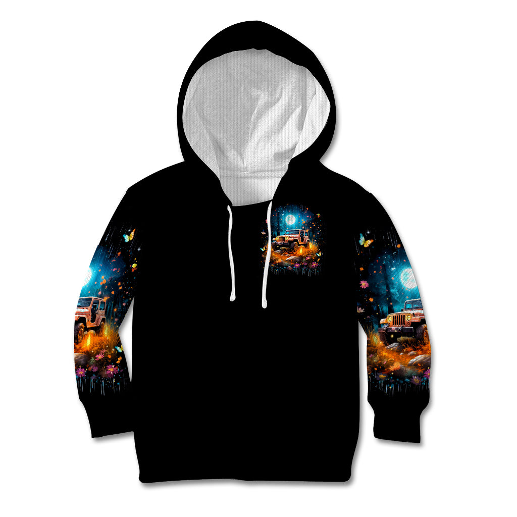 Forest Jeep Kid Hoodie Hello Darkness My Old Friend